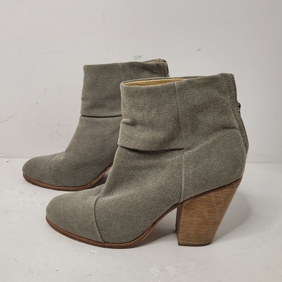 rag & bone Shoes - Rag & Bone Newbury Canvas Ankle Boot Size 9